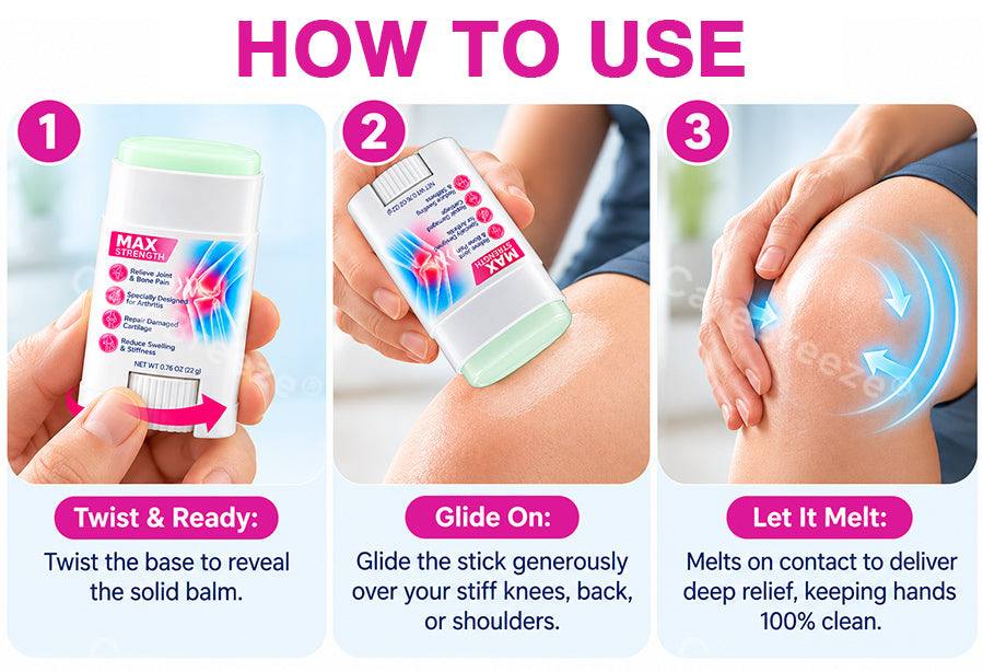 🏅✅🇦🇺 Official Store: CareBreeze® Pain-Relief Bone-Healing Balm Stick(🧑‍⚕️Reducing joint swelling, pain, stiffness, redness, warmth, soreness, and joint fatigue)