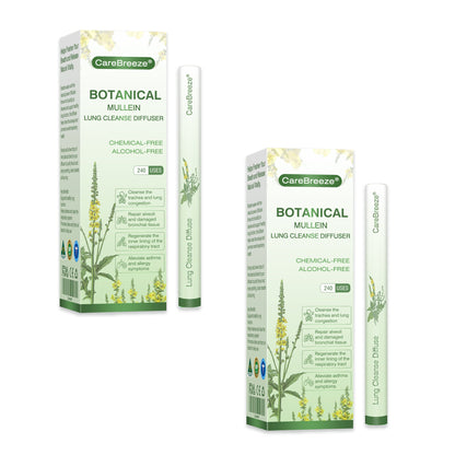 🇦🇺✅CareBreeze® Botanical Mullein Lung Cleanse Diffuser(🫁Cough, Pharyngitis, shortness of breath, sputum, stuffy nose, bronchitis, bronchitis, allergy symptoms, lung discomfort💝)