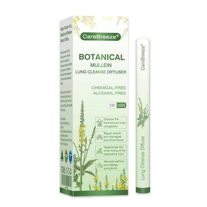 🇦🇺✅CareBreeze® Botanical Mullein Lung Cleanse Diffuser(🫁Cough, Pharyngitis, shortness of breath, sputum, stuffy nose, bronchitis, bronchitis, allergy symptoms, lung discomfort💝)