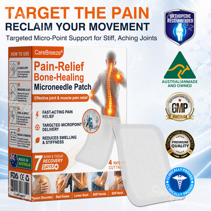 🦵✅🇦🇺 CareBreeze® Pain-Relief Bone-Healing Microneedle Patch(🧑‍⚕️Reducing joint swelling, pain, stiffness, redness, warmth, soreness, and joint fatigue)