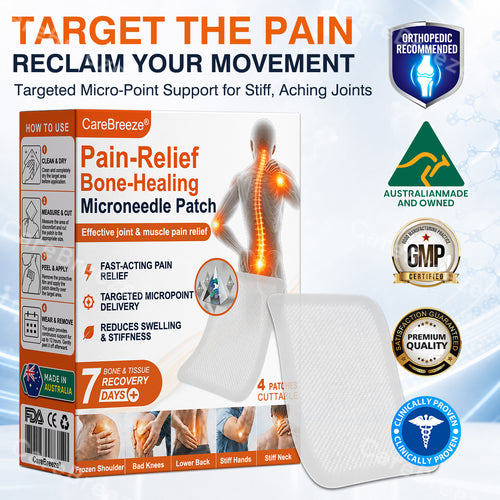 🦵✅🇦🇺 CareBreeze® Pain-Relief Bone-Healing Microneedle Patch(🧑‍⚕️Reducing joint swelling, pain, stiffness, redness, warmth, soreness, and joint fatigue)