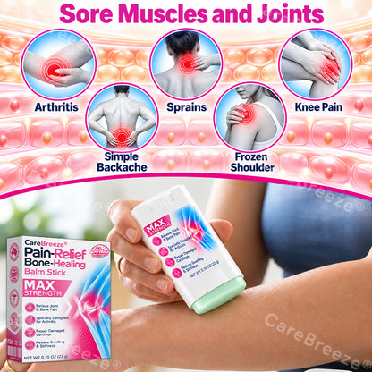 🏅✅🇦🇺 Official Store: CareBreeze® Pain-Relief Bone-Healing Balm Stick(🧑‍⚕️Reducing joint swelling, pain, stiffness, redness, warmth, soreness, and joint fatigue)