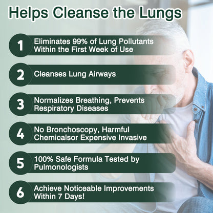 🛡️✅Official Store:CareBreeze® Botanical Mullein Leaf Extract Lung Cleanse Spray🫁（👨‍⚕️Directly acts on COPD, asthma, chronic bronchitis (CB), respiratory infections, lung cancer, sinusitis, and other conditions）
