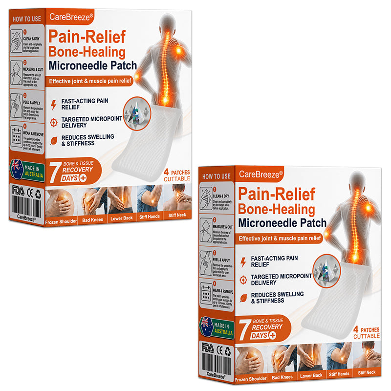 🦵✅🇦🇺 CareBreeze® Pain-Relief Bone-Healing Microneedle Patch(🧑‍⚕️Reducing joint swelling, pain, stiffness, redness, warmth, soreness, and joint fatigue)
