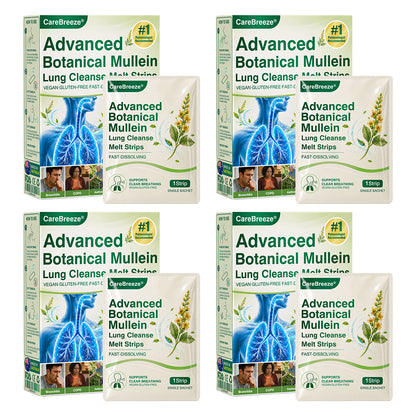 🇦🇺 ✅CareBreeze® Advanced Botanical Mullein Lung Cleanse Melt Strips（👨‍⚕️Directly acts on COPD, asthma, chronic bronchitis (CB), respiratory infections, lung cancer, sinusitis, and other conditions）