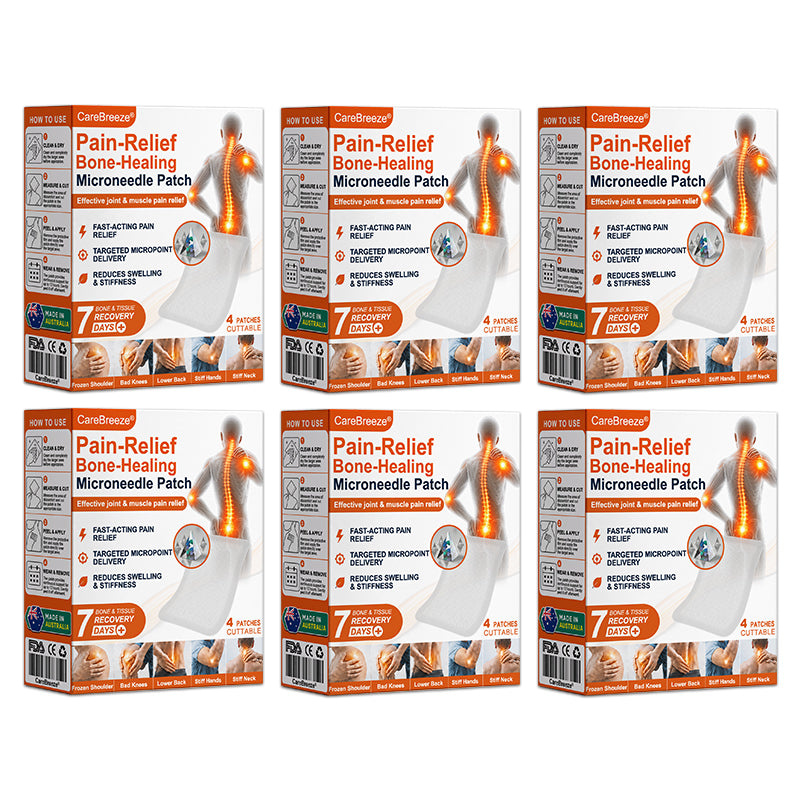 🦵✅🇦🇺 CareBreeze® Pain-Relief Bone-Healing Microneedle Patch(🧑‍⚕️Reducing joint swelling, pain, stiffness, redness, warmth, soreness, and joint fatigue)