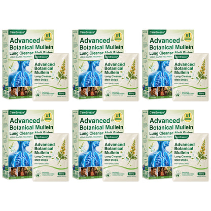 🇦🇺 ✅CareBreeze® Advanced Botanical Mullein Lung Cleanse Melt Strips（👨‍⚕️Directly acts on COPD, asthma, chronic bronchitis (CB), respiratory infections, lung cancer, sinusitis, and other conditions）