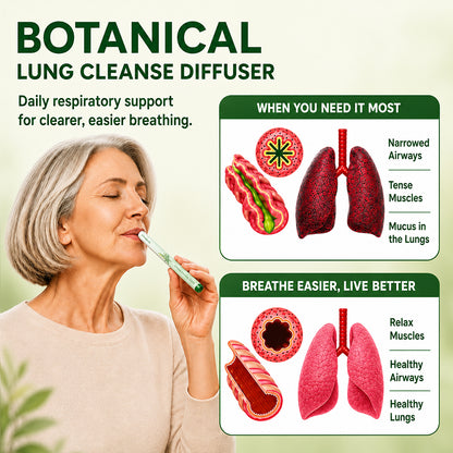 CareBreeze® Botanical Mullein Lung Cleanse Diffuser(🫁Cough, Pharyngitis, shortness of breath, sputum, stuffy nose, bronchitis, bronchitis, allergy symptoms, lung discomfort💝)