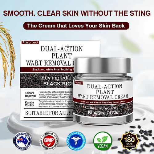 💗✅AU Owned and Operated：Pheromex®Dual-Action Plant Wart Removal Cream（👨‍⚕️Skin Tags,Acne,Hyperpigmentation,Eczema,Psoriasis,Rosacea,Warts)